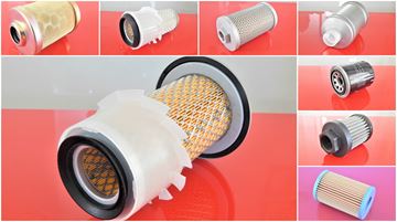 Imagen de KIT DE FILTRACIÓN PARA KUBOTA KH130 - MOTOR KUBOTA V1902 SET21 